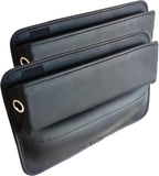 Leather Car Seat Gap Filler Organizer and Storages Blocker Automotive Accessories Universal for Car SUV Truck Fill The Gap Between Seat and Console Stop Things from Dropping Pack of 2