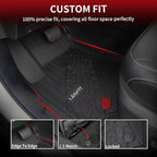 LASFIT Floor Mats for Jeep Grand Cherokee WL 2022-2025 2026 5-Seat (Include 4xe, NOT for L) All Weather TPE Custom Fit Car Mats Floor Liners 1st & 2nd Row, Black