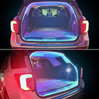 HOLDCY Car LED Strip Lights - Trunk Cargo Ambient Lighting, Ice Blue 7000K, 177.16 inches Flexible Cuttable LED Light Strip, Easy Install, Waterproof, Universal Fit for Car Trunks, SUVs, and Vans