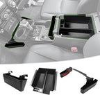 3PCS Center Console Organizer for 2010-2024 Toyota 4Runner Gear Shift Side Tray Hanging and Insert Armrest Storage Boxs for 4 Runner Accessories(3PCS Center Console Organizer/Fit 10-24)