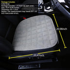 Suninbox Car Seat Cover,Linen Bottom Car Seat Covers,Universal Cloth Car Seat Cushion Cooling Breathable Ventilated Front Sea