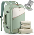 HOTOR Travel Backpack for Women – TSA-Friendly Travel Bag with Multiple Compartments & 3 Packing Cubes, Water-Resistant & Com