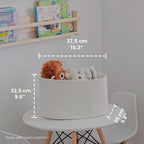 OrganiHaus Rope Baskets for Shelves - Set of 3 Woven Storage Baskets for Organizing, Closet & Toy Storage - Off-White - 15x9x