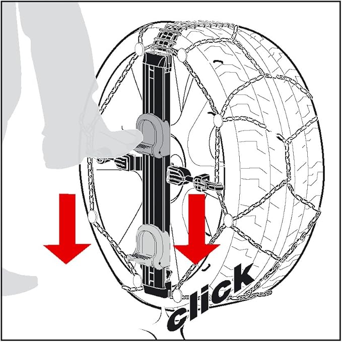 König Easy-FIT CU-9 104 Snow Chains, Set of 2