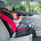 SMART ELF Car Seat Protector [1 Pack] Large Auto Protector for Child Seats with Thickest Padding and Non-Slip Backing Mesh Po