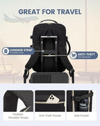 LOVEVOOK Travel Backpack for Women & Men 50L,Airline Approved Carry On Backpack Travel Essentials,TSA Carry on Luggage,Waterp