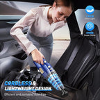 Handheld Vacuum Cordless, 15000PA Powerful Suction Car Vacuum Cleaner Lightweight with Multi Accessories, Hand held Vacuum Cl