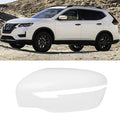 Moonlinks Compatible with Nissan Rogue 2014-2020/Murano 2015-2024/Pathfinder 2017-2020 Left Driver Mirror Cover Replacement, White Left Side Clip-on Mirror Cap Replaces for 96374-4BA0A