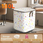 Clothes Storage Bag, Non-Woven Clothes Quilt Foldable Storage Bag, Multipurpose Large Capacity Lightweight Portable Wardrobe 