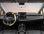 West Llama Customized Auto Car Steering Wheel Cover for Toyota Rav4 Corolla Camry Highlander (Black+Beige-Standard Size)