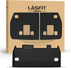 LASFIT Cargo Mat & Backrest Mats for Kia Carnival 2026 2025 2024 2023 2022 / Kia Carnival Hybrid 2025-2026, All Weather TPE Custom Fit Mats Car Trunk Mat Cargo Liner Accessoires, Black
