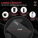 DYLEN Car Cup Holder Expander, Cup Holder Extender Adapter for Car with Expandable Insert, Compatible with Yeti 20/26/30oz, H
