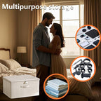 Locking Adult Game Toy Storage Organizer Lock Box Toy Storage Bins Women and Men Game Toys Storage Bags with 4 Drawstring Bag