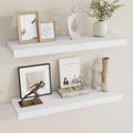 Dreamland 30 Inch Long Floating Shelves in White,8 Inch Deep Floating Shelf for Wall,Large Display & Storage Shelf, Wall Shel
