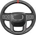 MEWANT Steering Wheel Cover for GMC Sierra Steering Wheel Cover for GMC Sierra 1500 / Sierra 1500 Limited/Sierra 2500 / Sierra 3500/ Yukon (XL) Hive Microfiber Leather