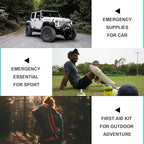 Home Car First Aid Kit Refill Supplies for Business 300Pcs Emergency Kits Urgent Essential for Workpalce Outing Skating Water