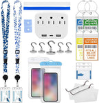 Cruise Essentials 2026 for Travel - Lanyards with ID Holders, Waterproof Phone Pouch, Luggage Tags, Cruise Power Strip, Cruis