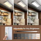 RV Lights Interior 1700LM，3 Color 12V Volt Led Light, Super Bright 120 LEDs Dome Light Fixture for RV Accessories/Camper/Car/Trailer/Boat (Frosted Finish/(Cold +Warm+Natural Light) 2PCS)