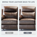 Leather Recoloring Balm & Color Restorer | Maroon Leather Dye, Paint & Repair Kit for Furniture, Couches, Car Seats, Shoes | 