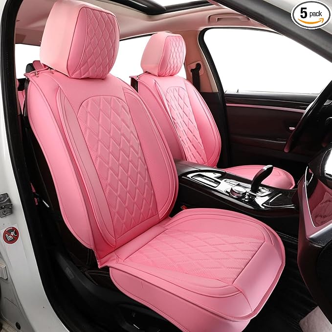 MIROZO Car Seat Covers,Leather Seat Cover Waterproof Automotive Seat Covers Full Set Car Seat Protector Seat Cover Set Vehicl