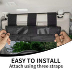 Car Sun Visor Organizer, Double Sided Visor Organzier with Card Pouch for Cars, Trucks, Vans, Multi-Functional Sunglass Holder, Tactical MOLLE Accessories, 2-Pack