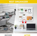 Peg Board, Pegboard Combination kit, 4 Pegboards and 12 Accessories Modular Hanging for Wall Organizer,Suitable for Wall Stor