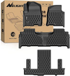Nilight TPE Floor Mats for Chevy Tahoe GMC Yukon Denali Cadillac Escalade Bucket Seats 2021 2022 2023 2024 2025 2026 All Weather Custom Fit Heavy Duty Floor Liners
