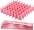 acDesign 40Pcs Grid Drawer Dividers, Adjustable Drawer Organizer for Socks, Underwear, Lingerie, Makeup, Bedroom Office Kitch