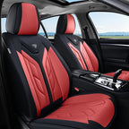 Coverado Car Seat Covers Full Set, Automotive Seat Covers Car Seat Protector Car Seat Cushion, Waterproof Leather Seat Covers