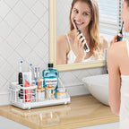 Toothbrush Holders Instant-Drying Organizer - Bathroom Countertop/Wall Mounted Electric Toothbrush Holder - Toothbrush Head T