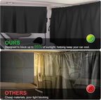 5Pcs Car Window Shades, 4 Pcs Car Side Window Sun Shades & 1 Rear Seat Divider Curtain with Storage Bag, UV Protection Baby Window Covers, Privacy Protection Window Screen Fit for Most of Cars