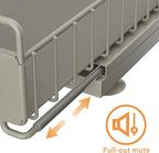 Under Sink Organizer, Single Tier Metal Pull Out Sliding Drawer Shelf for Kitchen Bathroom Cabinet Storage, Sturdy Rack – Gra