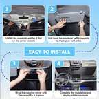 Custom Fit Windshield Sun Shade for Infiniti Q50 2014-2024, Blocks UV & Heat, Front Window Sunshade Accessorie, Easy Fold & Store Keep Your Car Cooler