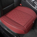 Black Panther Luxury Faux Leather Car Seat Cover for Front Bottom Seat, Anti-Slip and Wrap Around The Bottom, Fits 95% of Veh