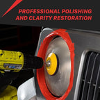 MaxShine Headlight Restorer – One Step Polish to Clean & Renew Yellowed Headlights, Windscreens & Exterior Plastics – Restore