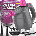 Pressurized Handheld Steam Cleaner with 10pcs Accessories&Safety Lock, Multi-Purpose Natural Deep Cleaning Steamer, Multi-Sur