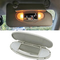 Compatible Mini Cooper Sun Visor Illuminated Mirror Cover R55/56/60, 1PCS Beige Vanity Mirror Buckle Cover