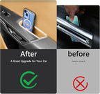 4PCS Car Door Organizer Tray for RX 2023 2024 2025 Front & Rear Door Pocket Inner Organizer Trays TPE for RX Hybrid RX 350h 500h F Sport Premium+ Luxury F Sport Accessories Brown