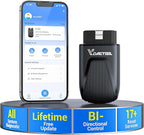 OBD2 Scanner Bluetooth Vdiagtool D100, Bidirectional Scan Tool Wireless - Full System Diagnostic With 17 Resets, Lifetime
