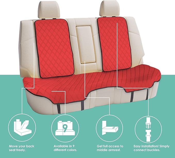 FH Group Car Seat Cover Cushion - Cars Trucks SUV, Neosupreme Car Seat Cushions, Waterproof Car Seat Cover Cushion, Universal