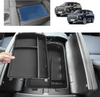 for 2026 Hyundai Palisade Center Console Organizer ONLY for 2026 Palisade Hybrid Calligraphy 7-Seater Armrest Box Secondary Storage Accessories (2026 Palisade Upper & Lower Console Organizer)