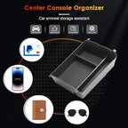 for 2026 Hyundai Palisade Center Console Organizer ONLY for 2026 Palisade Hybrid Calligraphy 7-Seater Armrest Box Secondary Storage Glove Box Accessories (2026 Palisade Upper Console Organizer)