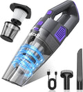 Handheld Vacuum Cordless, 15000PA Strong Suction Hand Held Car Vacuum Cleaner Rechargeable, Portable Hand Vacuum with Multi-N