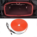 Trunk LED Light Strip for Tesla Model 3 Highland 23-25 Rear Trunk Cargo Light Interior Decoration Lights for Tesla Model 3 Refresh Easy Installation Trunk Accessories Ambient Lights (Red)