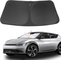 Front Windshield Sun Shade Foldable Car Front Window Sun Shade Windshield Shade Custom Fit for 2022-2026 Kia EV6 Block UV Rays Accessories Heat Keep Cooler