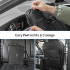 JOYTUTUS 3 in 1 Steering Wheel Eating Tray, Car Back Seat Laptop Desk, Multifunctional Office Bag, Car Work Table for Writing, Car Organizer for Kids, Commuters, Family