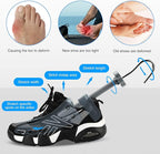 eachway Shoe Stretcher, Shoe Trees Adjustable Length & Width for Men (M for M's Us6.5-10; Wm's Us10-13.5) Grey