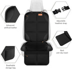 SMART ELF Car Seat Protector [1 Pack] Large Auto Protector for Child Seats with Thickest Padding and Non-Slip Backing Mesh Po
