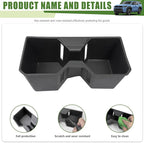 Cup Holder Inserts for 2025 Toyota 4Runner Center Console Cupholder Coaster Liner Replaces Mat for 4 Runner SUV Interior Accessories Black(Only for 2025)