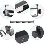 10L0L Golf Cart 4-Panel Wide Angle Rear View Mirror - Universal Fit for Yamaha, Club Car, EZGO, Eliminate Blind Spots
